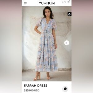 Yumi Kim Farah Dress Amalfi Sky